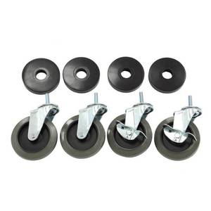lot 2734 image: HDX 4 in. Industrial Caster, Black