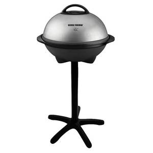 lot 1644 image: George Foreman 15-Serving IndoorOutdoor Electric Grill Silver GGR50B