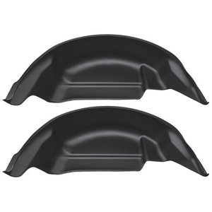lot 1650 image: Husky Liners Wheel Well Guards Rear Wheel Well Guards Black Fits 15-20 Ford F-150