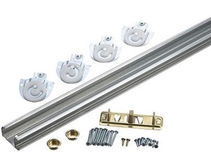 lot 2747 image: Richelieu 14648-C 48 Top Mount Bypass Door Track For Doors Up To 60 Pounds