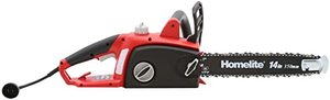 lot 3331 image: Homelite 14 in. 9 Amp Electric Chainsaw