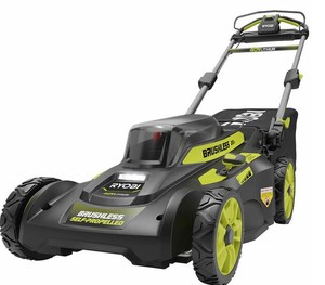 lot 1668 image: RYOBI 40V BRUSHLESS 20 SELF-PROPELLED LAWN MOWER KIT - Retail $319.99