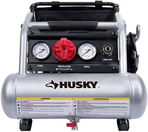 lot 5683 image: Husky 1 Gallon Air Compressor - Retail $169.99