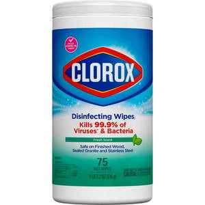 lot 29758 image: Clorox Company 01656 Disinfecting Fresh Wipes (B008XJZQWC)  (3 Packs)
