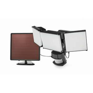 lot 30142 image: Hyper Tough 2000 Lumen LED Solar Motion Sensor Security Flood Light