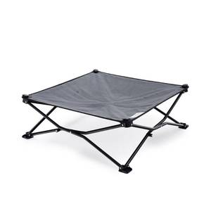 lot 30173 image: Coolaroo On the Go Elevated Pet Bed Medium, Steel Gray