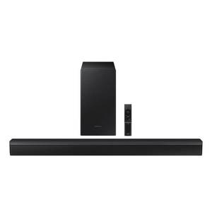 lot 30182 image: Samsung 2.1Ch 210W Soundbar with Wireless Sub, Black (HW-B43M)
