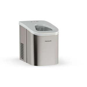 lot 30187 image: Frigidaire 26 lb. Countertop Ice Maker EFIC117-SS, Stainless Steel