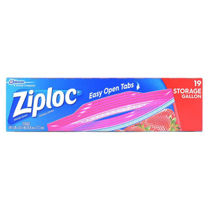 lot 30197 image: Ziploc Bags Storage Gallon Size 19-count Each Box Sealed Boxes  (Set of 4)