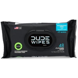 lot 30201 image: DUDE PRODUCTS - DUDE WIPES 48ct Dispenser Pack Flushable Wipes  (Set of 5)