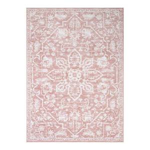 lot 30237 image: Well Woven Dazzle Disa Vintage Oriental Medallion Blush 7 10 x 9 10 Area Rug
