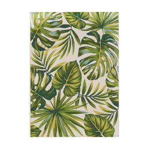 lot 30238 image: Better Homes & Gardens Palm Leaf Woven Outdoor 5 x 7 Rug