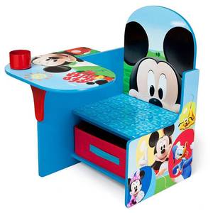 lot 30245 image: Disney Mickey Mouse Chair Desk with Storage Bin by Delta Children