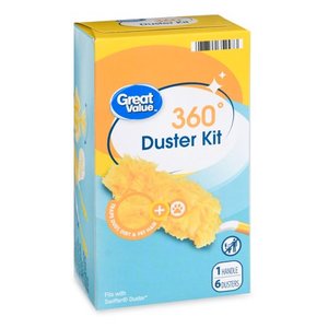 lot 30255 image: Duster Bundle - Great Value Duster Refills, 38 count & Great Value 360 Duster Refill, 11 Count & Great Value 360 Duster Kit  (6 Count)