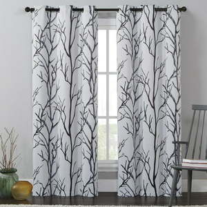 lot 30750 image: Closeout Victoria Classics Kingdom Branch-Print 40 X 84 Blackout Window Panel