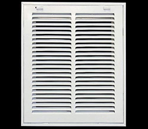 lot 30761 image: HANDUA STEEL RETURN AIR FILTER GRILLE, WHITE