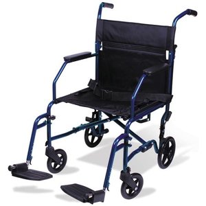 lot 30773 image: Equate Transport Chair, Transport Wheelchair   (Retails $266)  (FACTORY SEALED)