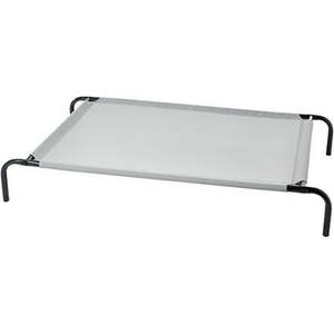 lot 31102 image: Basics Cooling Elevated Pet Bed Large, Grey   (51 x 31 x 8 Inches)