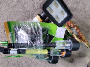 lot 31107 image: Outdoor Lighting Bundle (7pcs)  (See photos)  (SOLD AS IS)