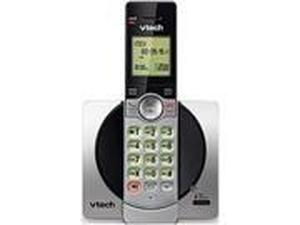 lot 31108 image: VTech CS6919 DECT 6.0 Expandable Cordless Phone with Caller ID and Handset Speakerphone, Silver and Black