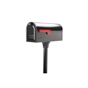 lot 31652 image: MB1 Post Mount Mailbox Black and Post Combo