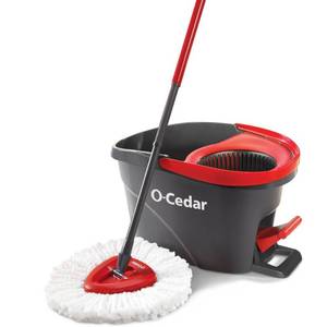 lot 31679 image: O-Cedar EasyWring Spin Mop and Bucket System