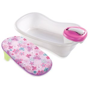 lot 31695 image: Summer Newborn to Toddler Bath Center and Shower, Pink