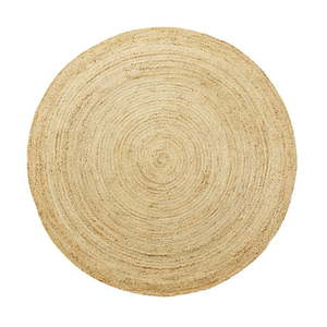 lot 31711 image: Better Homes & Gardens 4 Round Jute Natural Flatwoven Accent Rug