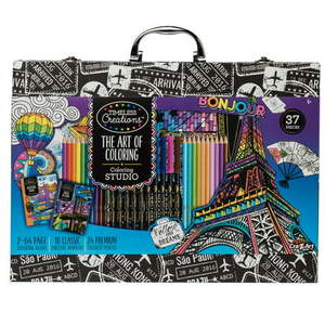 lot 54399 image: Cra-Z-Art Timeless Creations The Art of Coloring Coloring Studio with Case