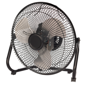 lot 54407 image: Mainstays 9 in High Velocity Floor Fan Wall Mount, Black