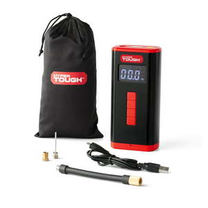 lot 54409 image: Hyper Tough DC 3.7V Cordless Bicycle Tire Inflator, Rechargeable, Portable, for Car, Motorcycle, Football, Handheld Pump, Mini Air Compressor, Doubles as Power Bank