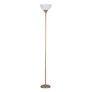 lot 54410 image: Mainstays 71 Metal Floor Lamp, Gold