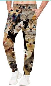 lot 43282 image: Belovecol Men Women Joggers Pants 3D Casual Active Sports Sweatpants Trousers (Size Medium)