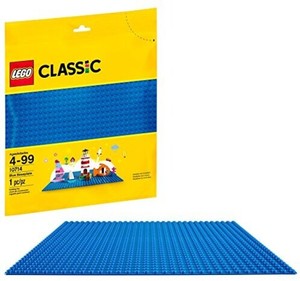 lot 43284 image: LEGO Classic Blue Baseplate 10714 Popular Toy Building Accessory (Set of 2)