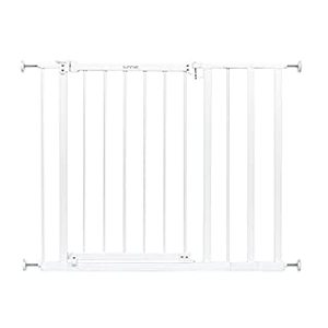 lot 43244 image: Summer Everywhere Extra Wide Walk-Thru Safety Gate Safety Baby Gate, Fits Openings 28.75-39.75 Wide, Metal, for Doorways & Stairways, 30 Tall, White, One Size (B0931X5LXT)