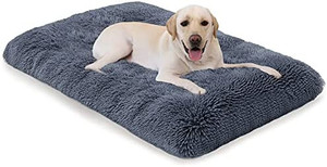 lot 43258 image: CHAMPETS Washable Dog Bed for Crate 41X27,Large Dog Bed Washable for Small,Medium,Large,Extra Large Dog Cats Pet,Waterproof Dog Beds for Large Dogs with Washable Cover,Crate Pet Bed for X-Large Dogs