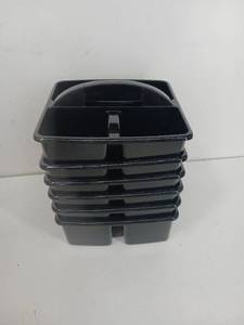 lot 33182 image: 6 count plastic tubs