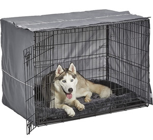 lot 33184 image: New World Dog Crate Comfort Kit, Matching Dog Crate Cover & Dog Bed to Make Your Dogs Crate Their Home, Fits 42-Inch Long Dog Crates, Dog Crate Not Included