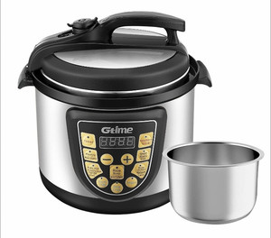 lot 33206 image: Electric Pressure Cooker Slow Cook Programmable 18 Kinds of Cooking Option with Stainless Steel Inner Pot,Sous Vide,Rice Cooker,Egg Cooker,Hot Pot,Baking,Cake,Steamer,Yogurt,Scouring Pad,24-Hour Delay Timer and Keep Warm (4-Qt-S)