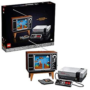 lot 13185 image: LEGO Nintendo Entertainment System 71374 Building Kit Creative Set for Adults Build Your Own NES and TV, New 2021 (2,646 Pieces) (B08HVXMQ87)