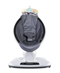 lot 13186 image: 4moms - 4moms� mamaRoo�4 Cool Mesh Multi-Motion� Baby Swing - Dark Gray Cool Mesh