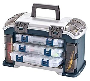 lot 23207 image: Plano Angled Tackle System with Three 3560 Stowaway Boxes, Fishing Tackle Storage, Premium Tackle Storage (B006PKXVAA)