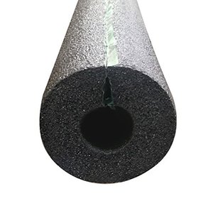 lot 23213 image: Frost King P112XB6 Self-Sealing Pre-Slit Tubular Polyethylene Foam Pipe Insulation, 1 x 6, Brown, Thick Wall, Lengths