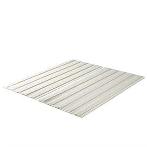 lot 23221 image: Zinus Annemarie Solid Wood Bed Support Slats  Fabric-Covered  Bunkie Board, Queen