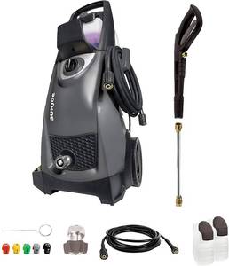 lot 33203 image: Sun Joe SPX3000�-BLK Electric Pressure Washer 14.5-Amp Black 2030 PSI Max 1.76 GPM Max
