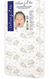 lot 69115 image: Dream On Me Twilight 5 88 Coil Inner Spring Crib And Toddler Mattress I Waterproof I Greenguard Gold Certified I&nbsp Vinyl Cover I Made In The U.S.A  Support And Comfort