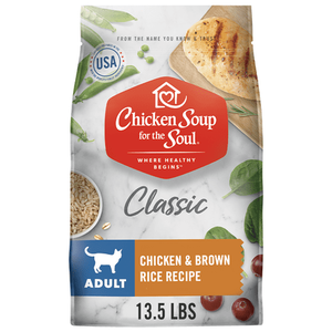 lot 138049 image: Chicken Soup Adult Cat - Chicken & Brown Rice Recipe Cat 13.5lb