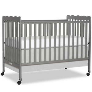 lot 43697 image: Dream On Me Classic 3-in-1 Convertible Crib - Steel Grey