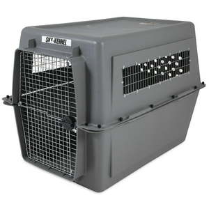 lot 43720 image: Petmate Sky Kennel Dog Travel Crate Jumbo Light Gray