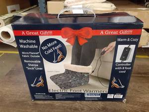 lot 8 image: Electric Foot Warmers
